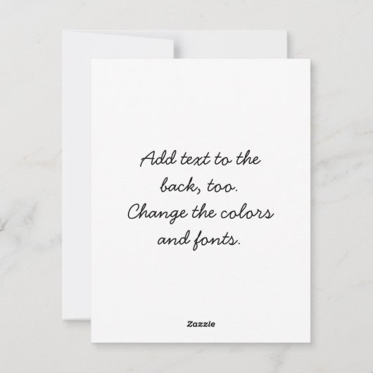 Kerstboeddha! Feestdagenkaart (Achterkant)