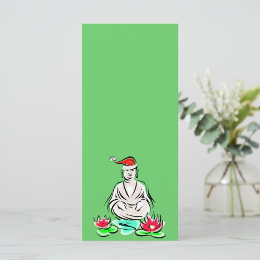 kerstboeddha-tekening (Staand voorkant)