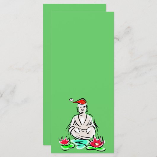 kerstboeddha-tekening (Voorkant / Achterkant)