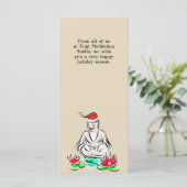 kerstboeddha-tekening (Staand voorkant)