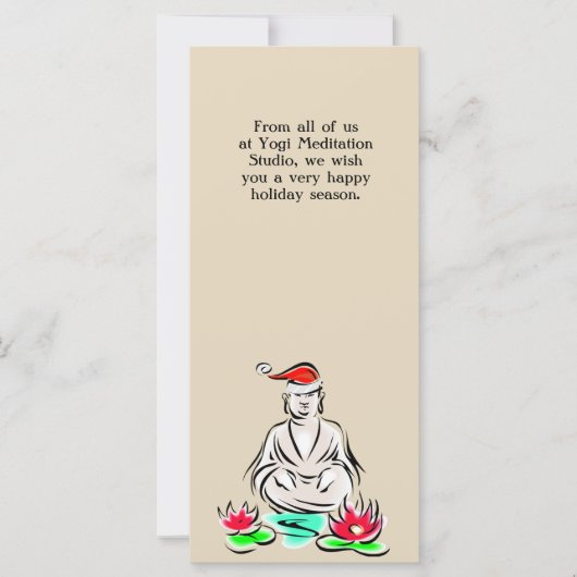 kerstboeddha-tekening (Voorkant)