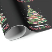 Kerstboek Liefhebber Boom Bibliothecaris Merry Boo Cadeaupapier (Rol Hoek)