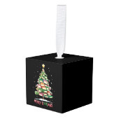 Kerstboek Liefhebber Boom Bibliothecaris Merry Boo Decoratie (Voorkant hoekig)