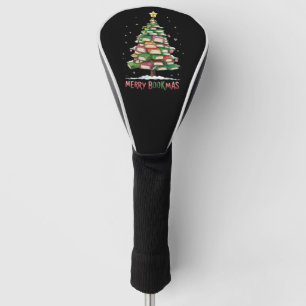 Kerstboek Liefhebber Boom Bibliothecaris Merry Boo Golfheadcover