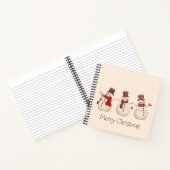  kerstboek met Snowmen Notitieboek (Binnen)