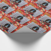 Kerstboek Muziekdoos voor kerstinpakken Cadeaupapier (Hoek)