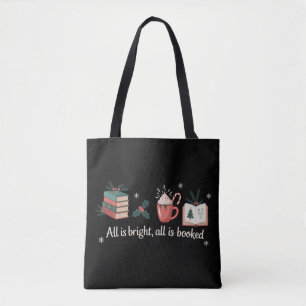 Kerstboeken Boekliefhebber Lezers Vakantie Leraar Tote Bag