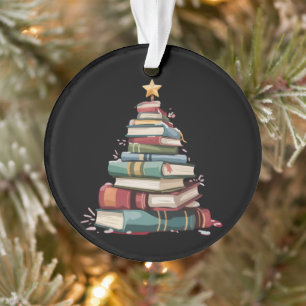 Kerstboeken Boom Boekliefhebber Leraren Boekenwurm Ornament
