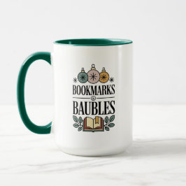 Kerstboeken en Kerstballen Mok