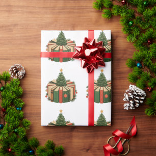 Kerstboeken Kerstboom Boekenliefhebber Xmas Boeken Cadeaupapier