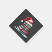 Kerstboeken lezen, Kerstman-liefhebbers  Servet (Hoek)