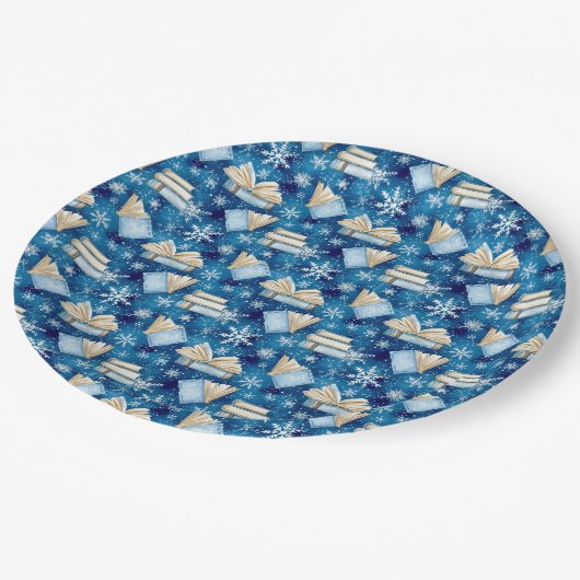 Kerstboeken Papieren Bordje (Gekanteld)