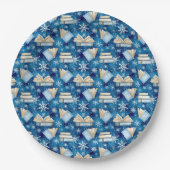 Kerstboeken Papieren Bordje (Voorkant)