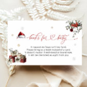 Kerstboeken van Santa Baby voor Baby Informatiekaartje