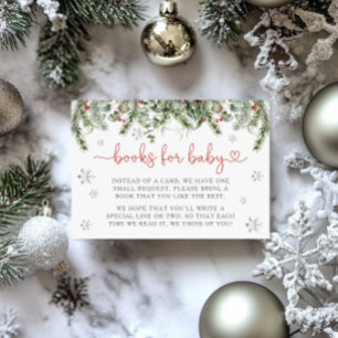 Kerstboeken van Santa Baby voor Baby Informatiekaartje