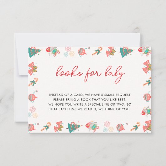 Kerstboeken voor Baby Kaart (Voorkant)