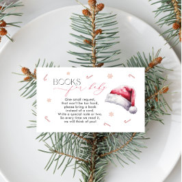 kerstboeken voor Baby shower voor Baby Informatiekaartje