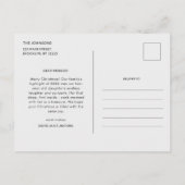 Kerstboeket van rode bessen Jaarverslag Briefkaart (Achterkant)