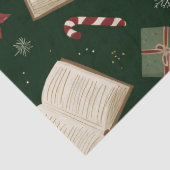 Kerstboekliefhebbers Traditioneel tissue papier (Detail)