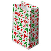Kerstboemerangs Klein Cadeauzakje (Achterkant Gekanteld)