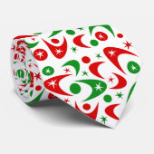  kerstboemerangs stropdas (Opgerold)