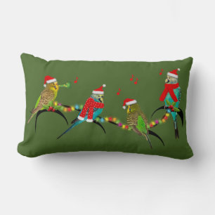 Kerstboer Frenzy Pillow (Donkergroen) Kussen