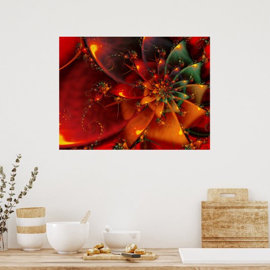 Kerstboer Poster (Keuken)