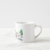 Kerstboerderij espressokop espresso kop (Rechts)