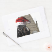 kerstBoerderij Rechthoekige Sticker (Envelop)
