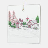 Kerstboerderijornament Keramisch Ornament (Links)