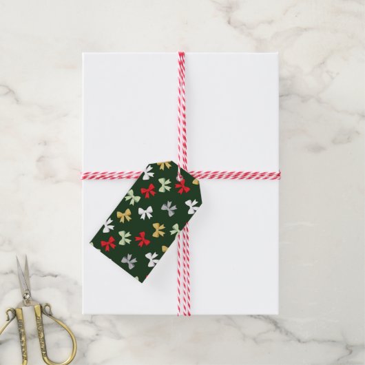 Kerstbogen Cadeaulabel (Met Touw)