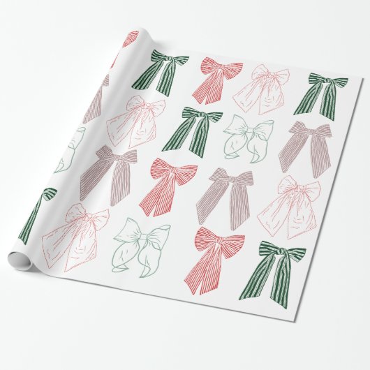 Kerstbogen Cadeaupapier (Uitgerold)