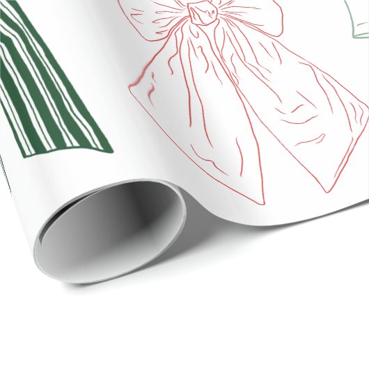 Kerstbogen Cadeaupapier (Rol Hoek)