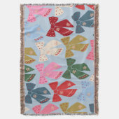 Kerstbogen Coquette Blauw Deken (Voorkant Verticaal)