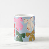 Kerstbogen Coquette Blauw Koffiemok (Center)