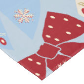 Kerstbogen Coquette Blauw Tafelkleed (Gekanteld)