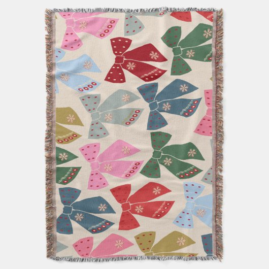 Kerstbogen Coquette Deken (Voorkant Verticaal)