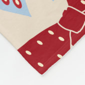 Kerstbogen Coquette Fleece Deken (Hoek)