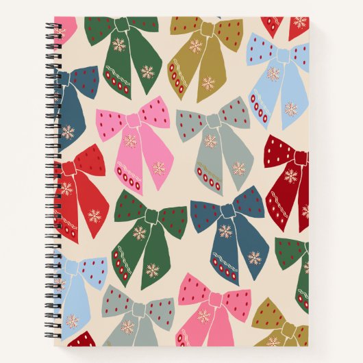 Kerstbogen Coquette Notitieboek (Voorkant)