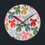 Kerstbogen Coquette Ronde Klok<br><div class="desc">Kerstbogen - Coquette Ribbons.</div>