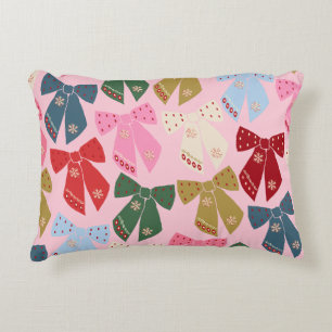 Kerstbogen Coquette Roze Accent Kussen