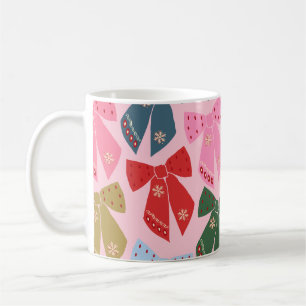 Kerstbogen Coquette Roze Koffiemok