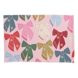 Kerstbogen Coquette Roze Kussensloop