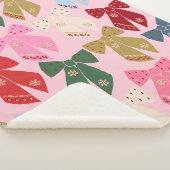 Kerstbogen Coquette Roze Sherpa Deken (3/4)