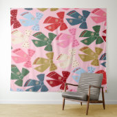 Kerstbogen Coquette Roze Wandkleed (In Situ (horizontaal))