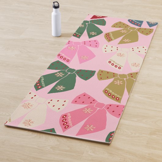 Kerstbogen Coquette Roze Yogamat (In situ)