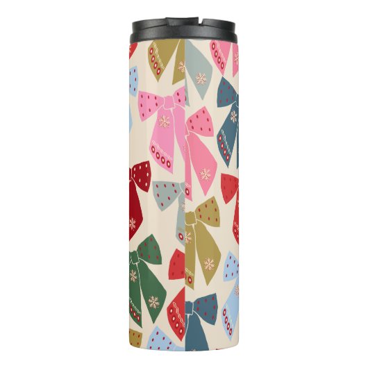 Kerstbogen Coquette Thermosbeker (Achterkant)