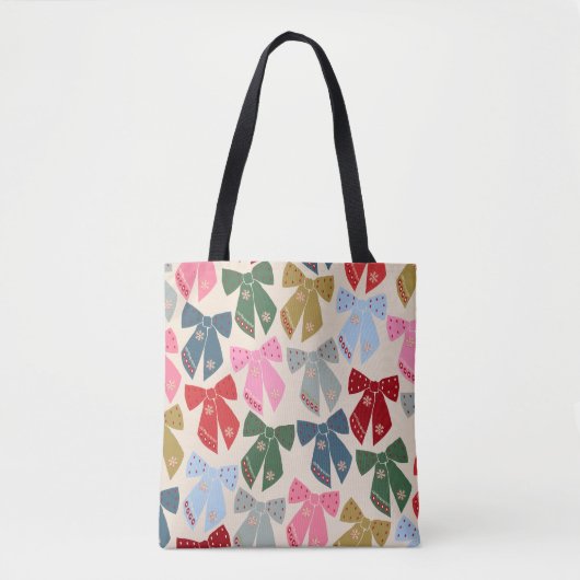 Kerstbogen Coquette Tote Bag (Voorkant)