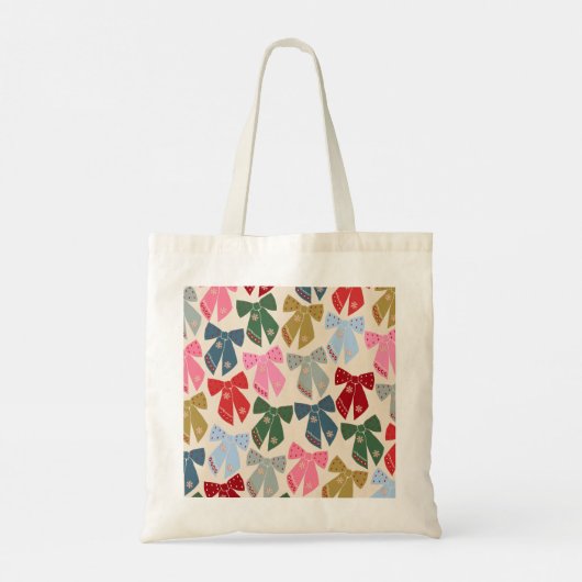 Kerstbogen Coquette Tote Bag (Achterkant)