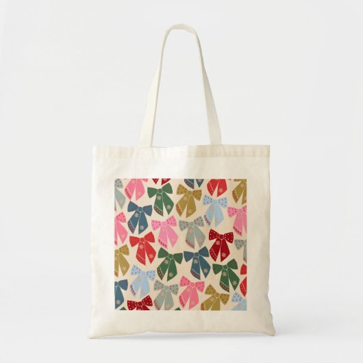 Kerstbogen Coquette Tote Bag (Voorkant)